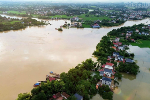 Bắc Ninh: Lũ trên nhiều sông vẫn ở mức cao, cảnh báo ngập vùng trũng thấp