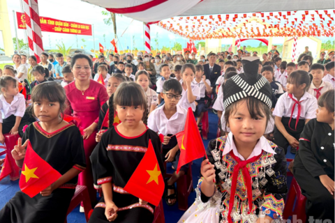 Hơn 3.400 học sinh vùng biên Đắk Lắk khai giảng trong những ngôi trường mới