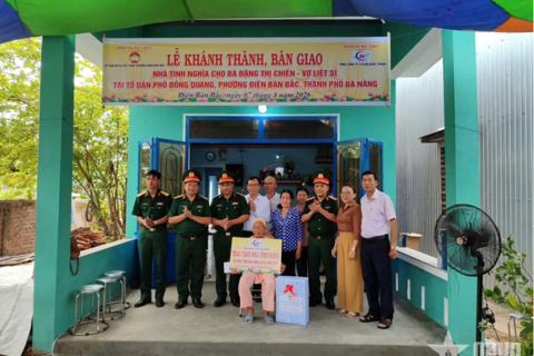 Mái ấm nghĩa tình tặng vợ liệt sĩ Lê Thôi