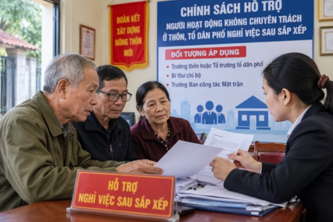 Hà Nội chốt mức hỗ trợ một lần cho trưởng thôn, bí thư chi bộ nghỉ việc sau sắp xếp