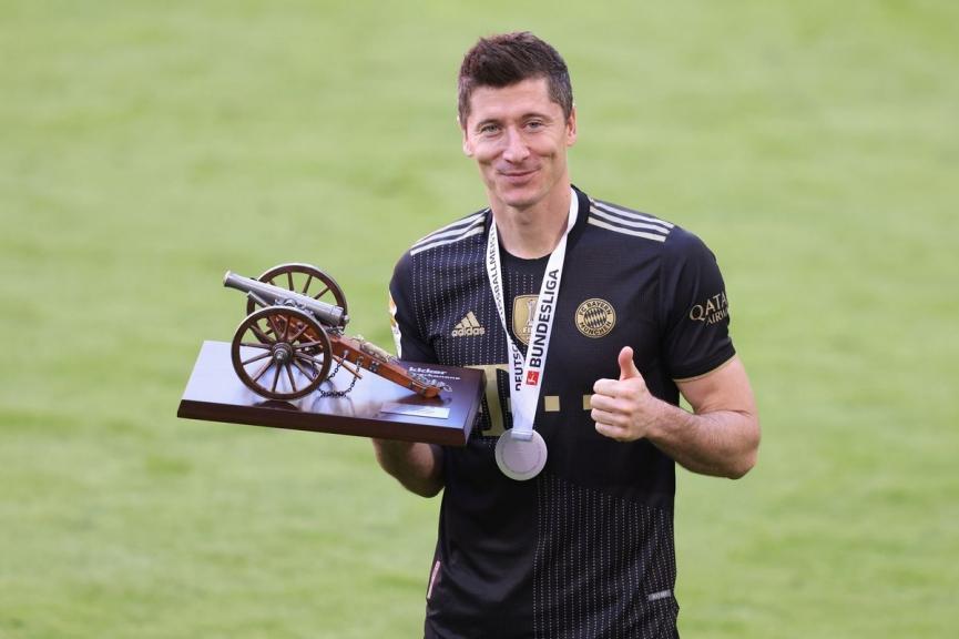 Lewandowksi có thể rời Bayern Munich để gia nhập Real Madrid. Ảnh: Getty