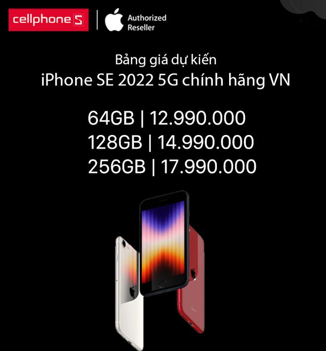 Đây là giá bán của iPhone SE 3 khi về Việt Nam, không còn dưới 10 triệu đồng nữa? - Ảnh 3.