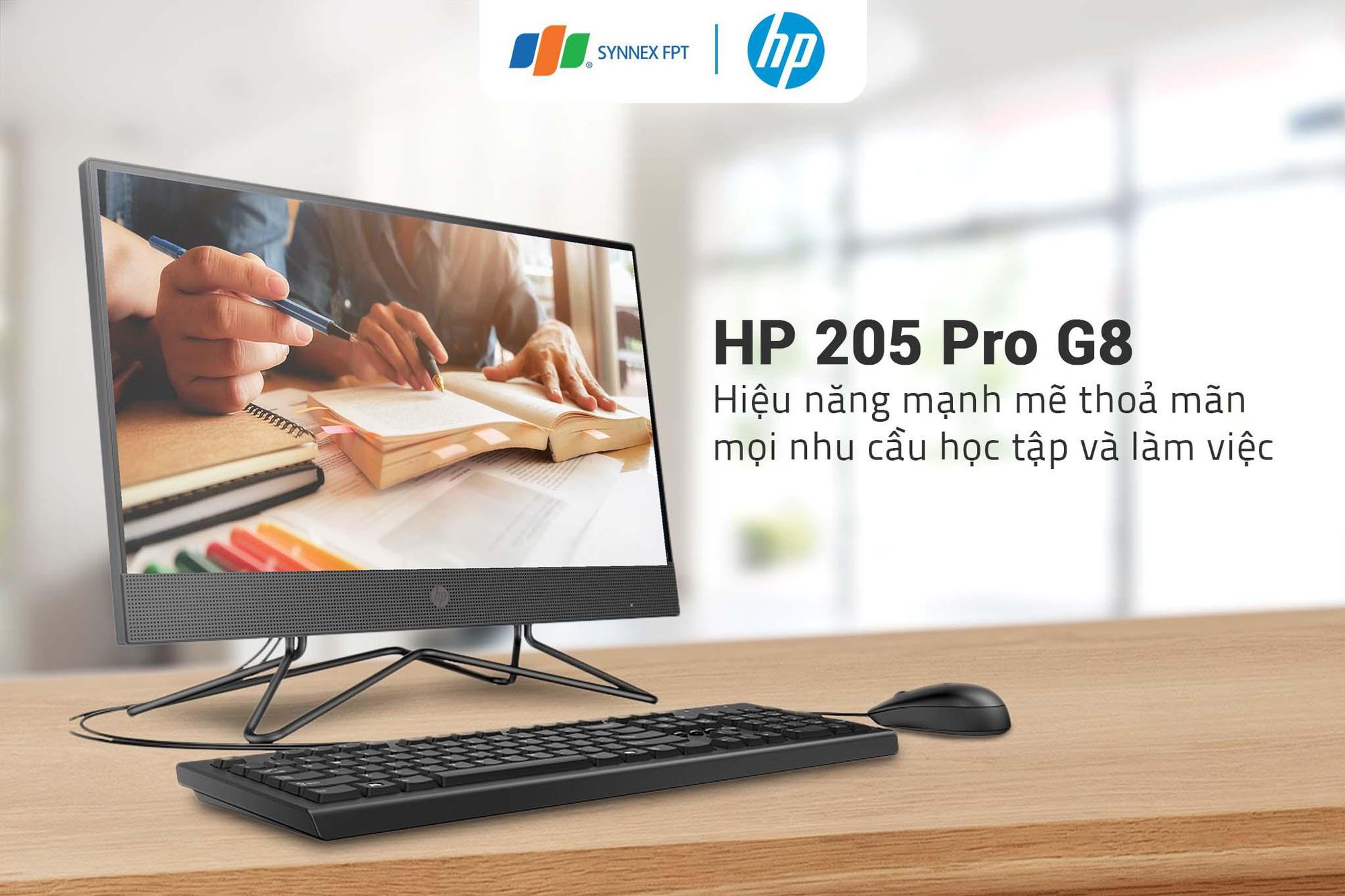 HP 205 Pro G8 AiO, máy tính tích hợp màn hình với chi phí hợp lý dành cho doanh nghiệp - Ảnh 3.