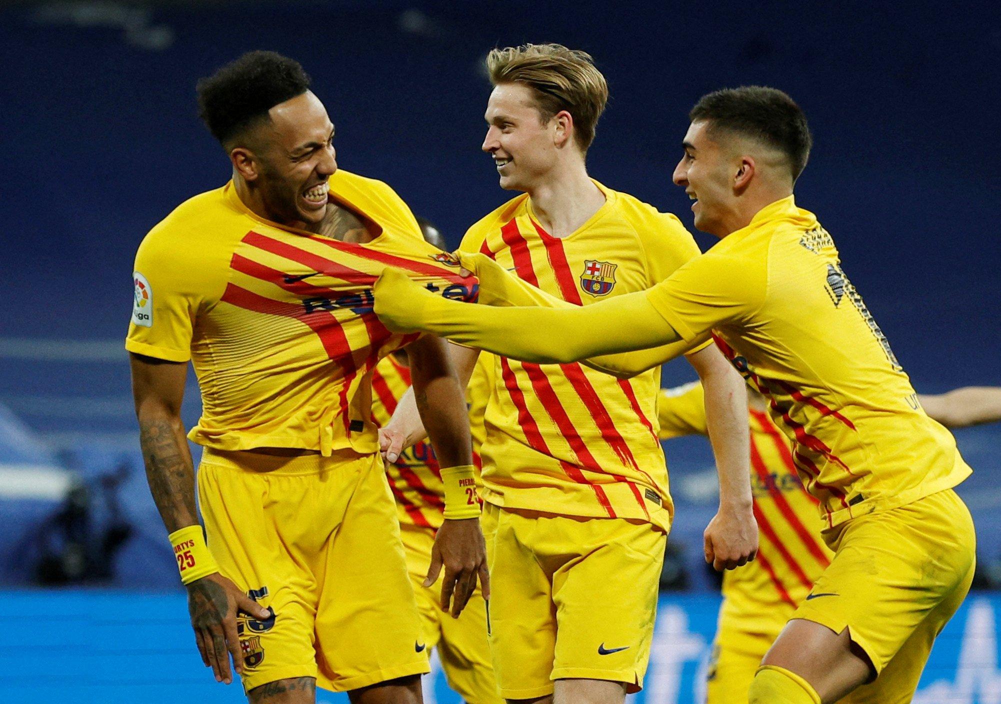 Ronaldo ảnh 1 Barca đang thi đấu thăng hoa sau khởi đầu khó khăn trong mùa giải này. Ảnh: Reuters.