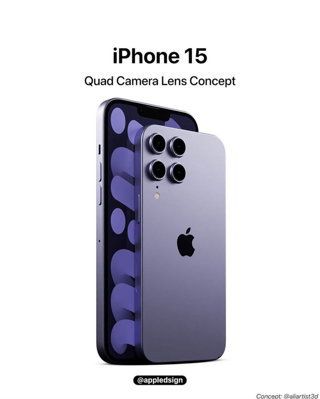 iPhone 14 chưa ra mắt, iPhone 15 đã trình làng với concept 4 mắt đẹp nhức nhối - Ảnh 2.