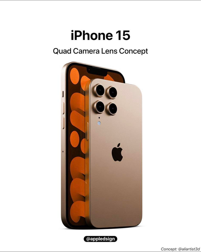 iPhone 14 chưa ra mắt, iPhone 15 đã trình làng với concept 4 mắt đẹp nhức nhối - Ảnh 3.