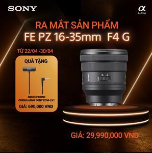Sony ra mắt FE PZ 16-35mm F4 G - ống kính zoom điện góc rộng với khẩu độ cố định F4 gọn nhẹ bậc nhất thế giới - Ảnh 4. Sony ra mắt FE PZ 16-35mm F4 G - ống kính zoom điện góc rộng với khẩu độ cố định F4 gọn nhẹ bậc nhất thế giới - Ảnh 4.