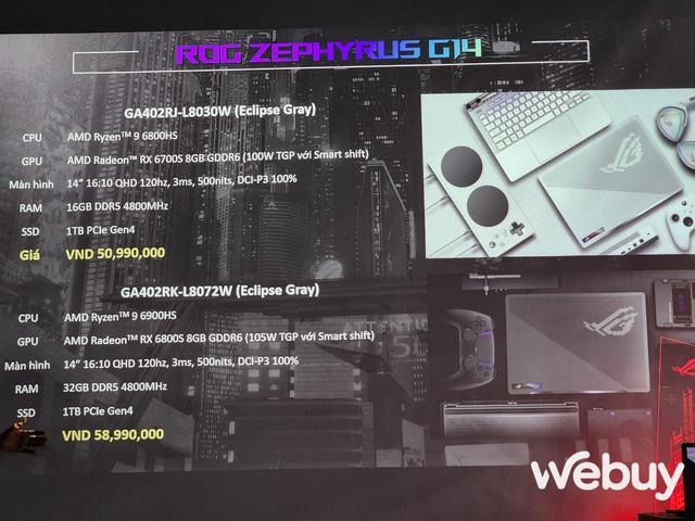 Cận cảnh ASUS Zephyrus G14 2022: Nâng cấp từ trong ra ngoài, mạnh mẽ và "wibu" hơn, giá từ 51 triệu đồng - Ảnh 22. Cận cảnh ASUS Zephyrus G14 2022: Nâng cấp từ trong ra ngoài, mạnh mẽ và "wibu" hơn, giá từ 51 triệu đồng - Ảnh 22.