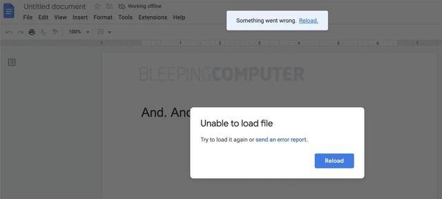 Google Docs bị "đánh sập" bởi 1 dòng văn bản đơn giản - Ảnh 1. Google Docs bị "đánh sập" bởi 1 dòng văn bản đơn giản - Ảnh 1.