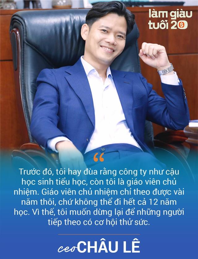 [Làm giàu tuổi 20] Rời ghế CEO M-TP Entertainment và khởi nghiệp, Châu Lê đánh giá: “Cứ 100 người làm nghệ thuật lại có khoảng 10-15 người trở thành triệu phú” - Ảnh 2.