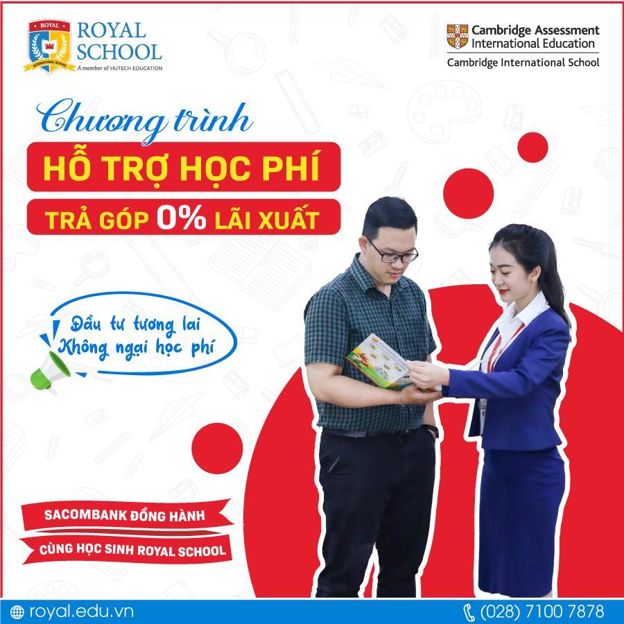 Royal School giúp phụ huynh “bớt âu lo” với chương trình ưu đãi trả góp học phí 0% lãi suất - Ảnh 1.