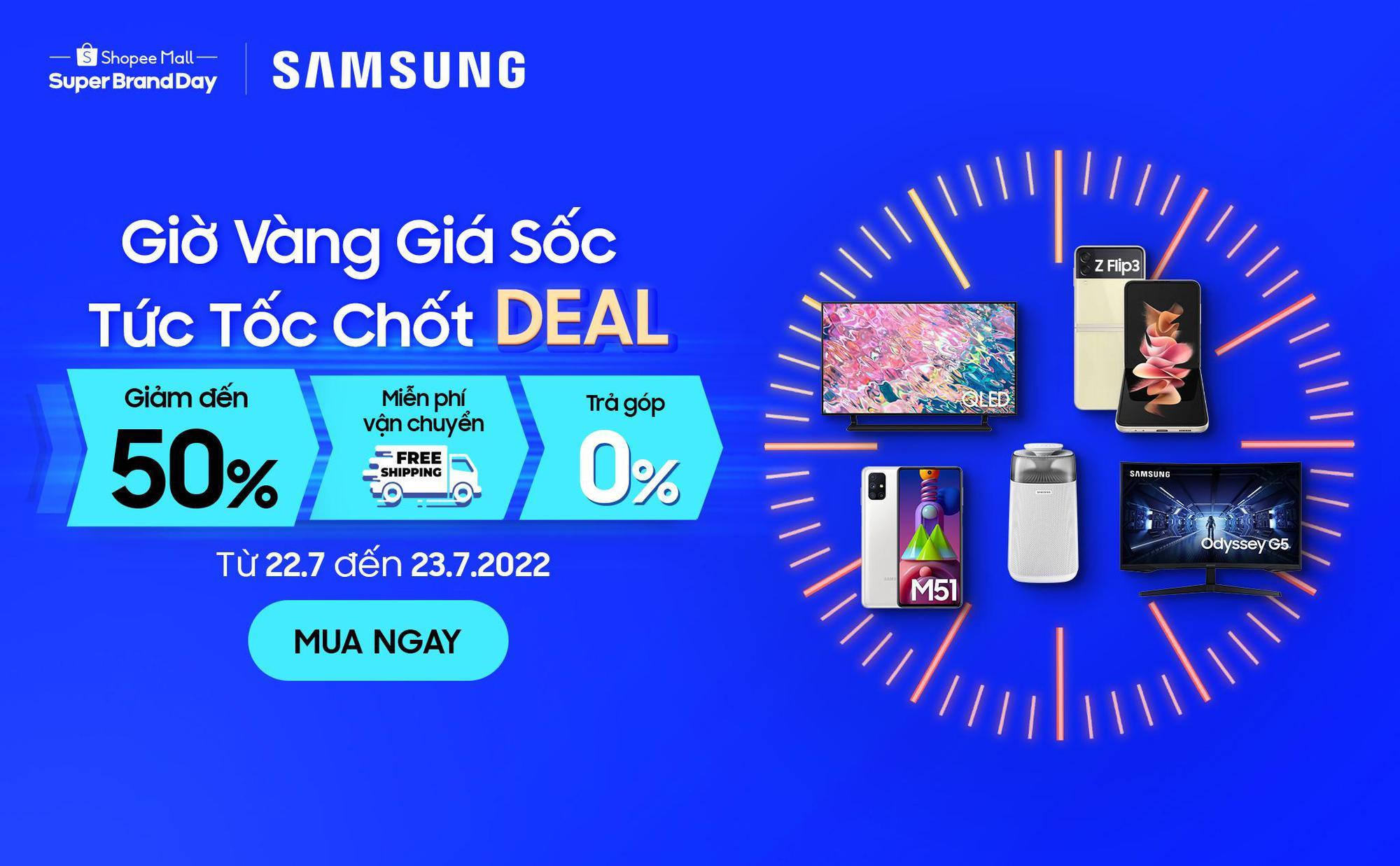 Khám phá thế giới giải trí đỉnh cao và tận hưởng ưu đãi X5 từ gian hàng chính hãng Samsung trên Shopee - Ảnh 1.