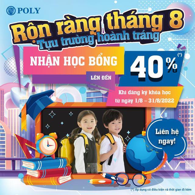 Săn ngay học bổng tiếng Anh 40% cho một mùa tựu trường thật bứt phá - Ảnh 1.