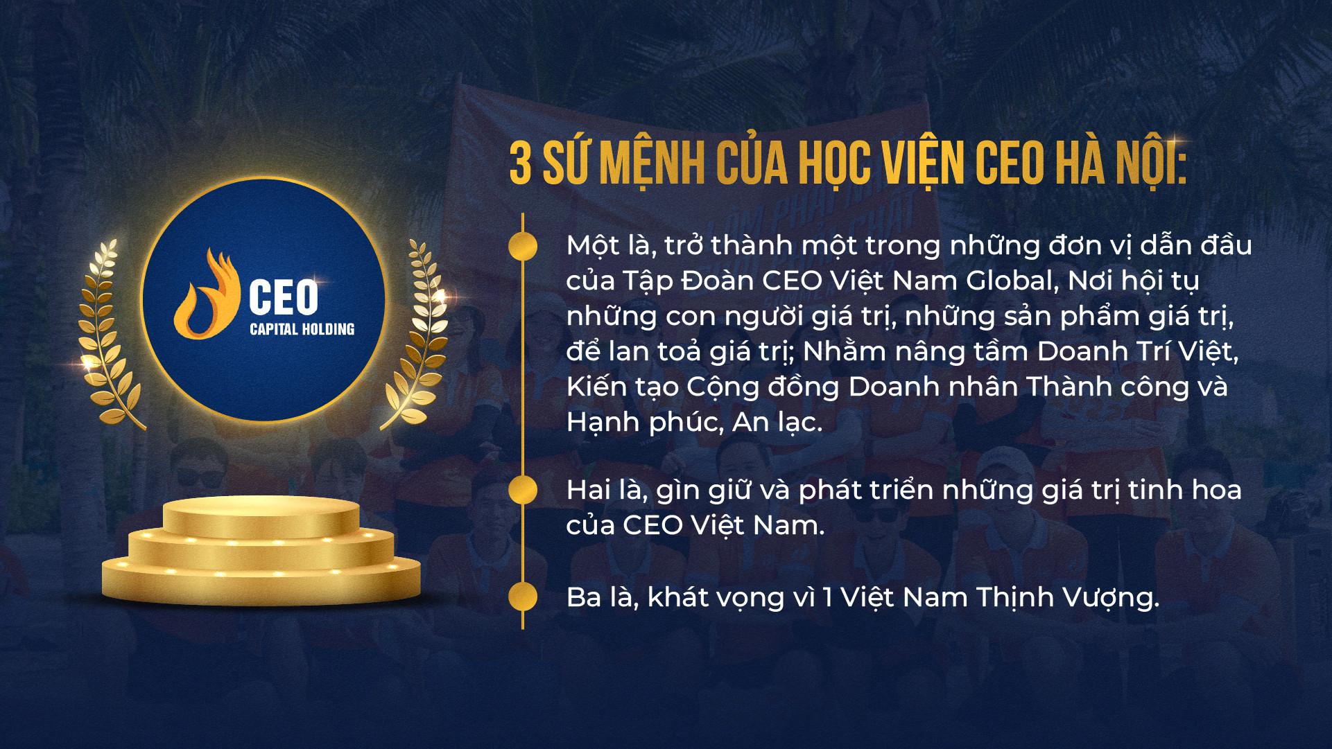 CEO Thủ đô Holding - Doanh nghiệp nỗ lực nâng tầm doanh trí Việt - Ảnh 1.