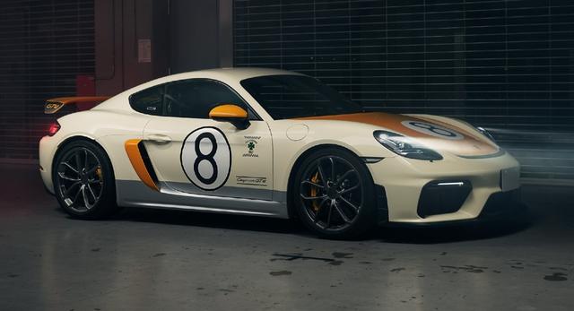 Khám phá Porsche 718 Cayman GT4 độc nhất vô nhị chỉ trưng bày không bán - Ảnh 1.