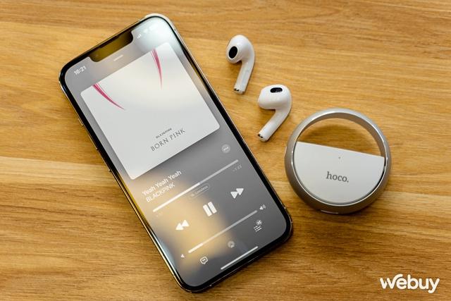 Tai nghe Hoco EW23: Hộp sạc xoay tròn lạ mắt, thiết kế y hệt AirPods 3, giá rất rẻ - Ảnh 7.