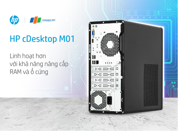 HP M01: Máy tính để bàn cho doanh nghiệp với hiệu năng cao và bền bỉ - Ảnh 2.