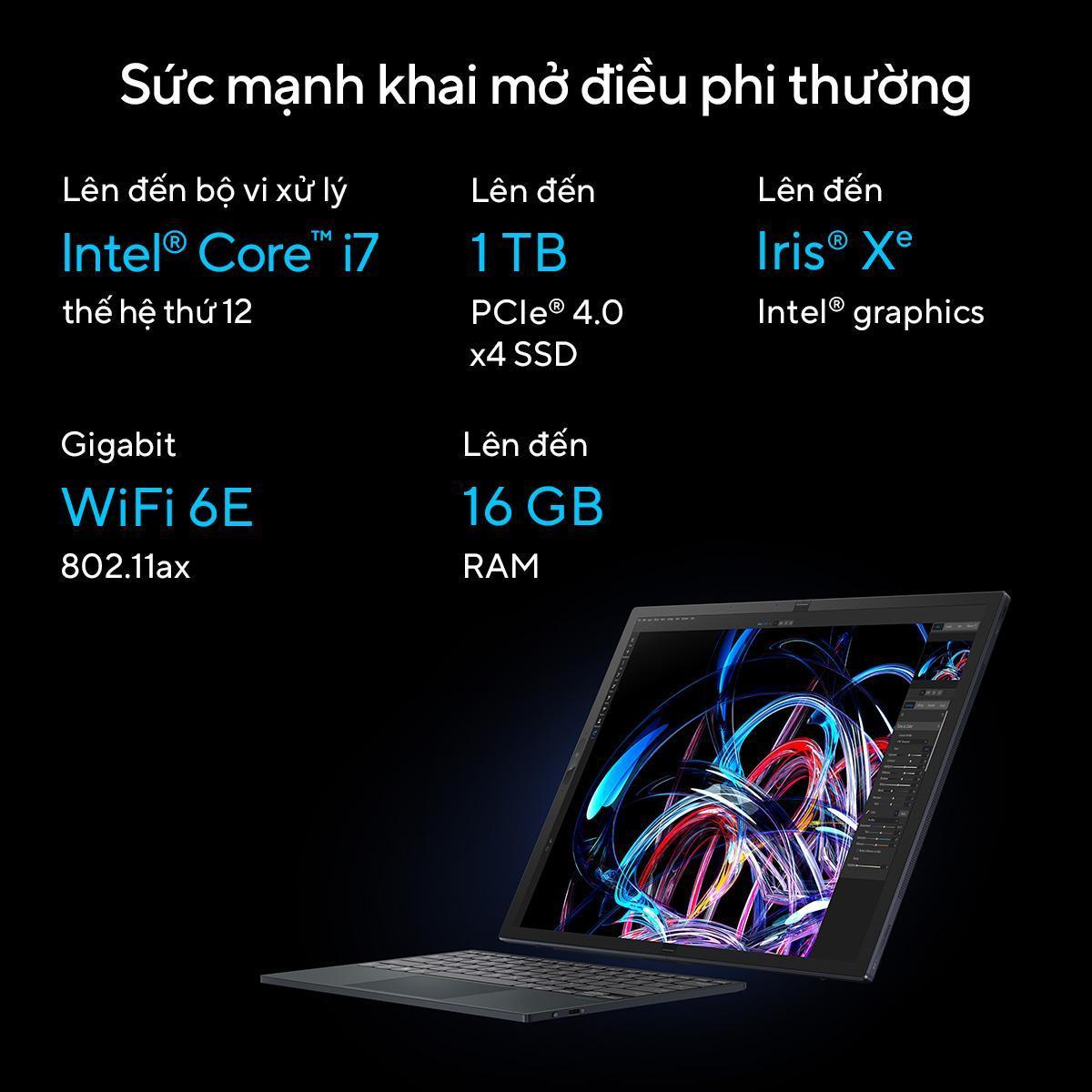 Cận cảnh chiếc máy tính xách tay có khả năng uốn dẻo, gập mở màn hình ASUS Zenbook 17 Fold OLED - Ảnh 4.