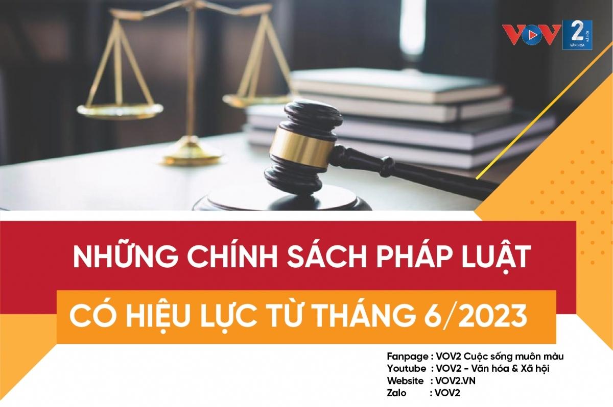 Những chính sách pháp luật có hiệu lực từ tháng 6/2023 - Ảnh 1.