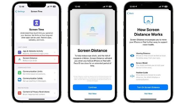 Trẻ có thể cận thị nếu nhìn màn hình smartphone quá gần và quá lâu, iOS 17 đã có cách khắc phục? - Ảnh 2.