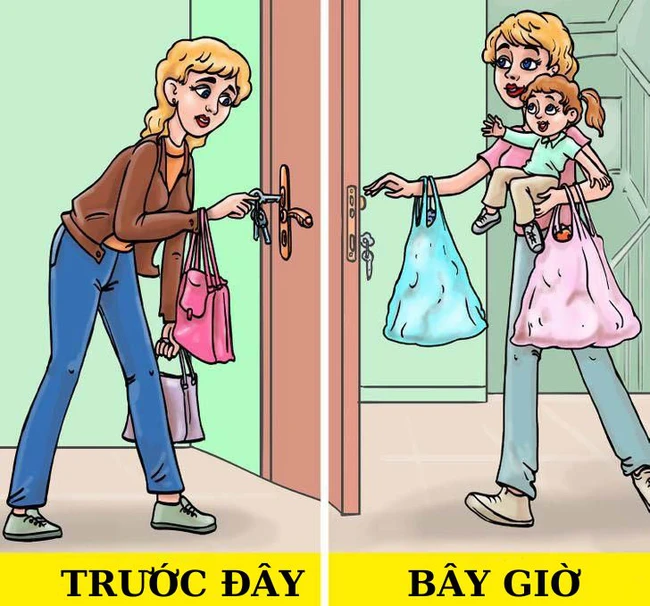 Bộ tranh: Cuộc sống sau khi có con bị đảo ngược như thế nào? - Ảnh 4.