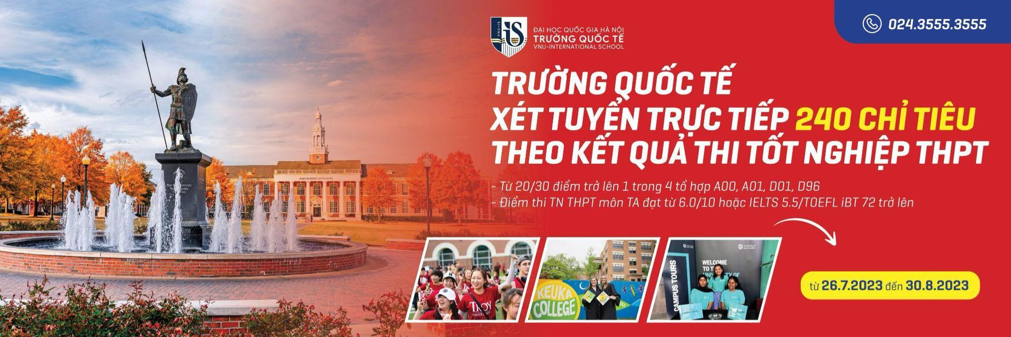 Trường Quốc tế - ĐHQGHN xét tuyển 240 chỉ tiêu vào chương trình đào tạo cử nhân do trường đối tác nước ngoài cấp bằng - Ảnh 1.