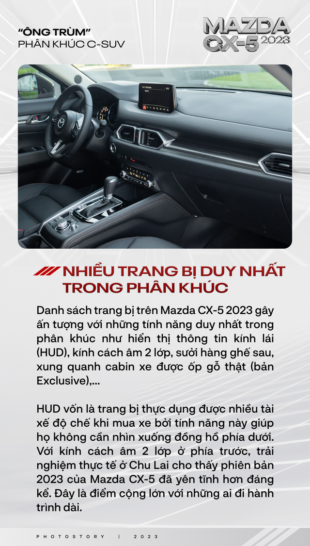 Nếu vẫn chưa tin Mazda CX-5 2023 là "ông trùm" phân khúc C-SUV thì 10 lý do sau đây đủ sức chứng minh điều đó - Ảnh 9.