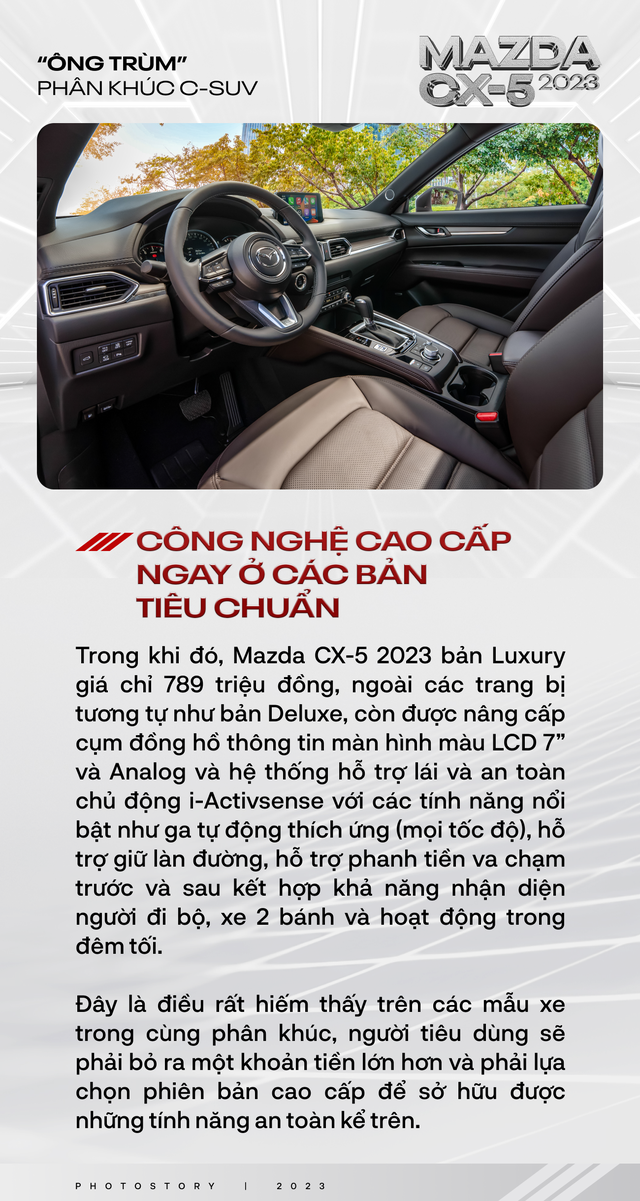 Nếu vẫn chưa tin Mazda CX-5 2023 là "ông trùm" phân khúc C-SUV thì 10 lý do sau đây đủ sức chứng minh điều đó - Ảnh 3.