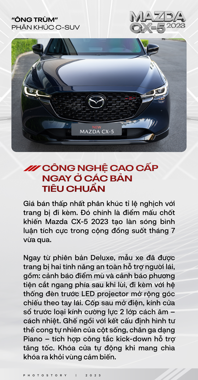 Nếu vẫn chưa tin Mazda CX-5 2023 là "ông trùm" phân khúc C-SUV thì 10 lý do sau đây đủ sức chứng minh điều đó - Ảnh 2.