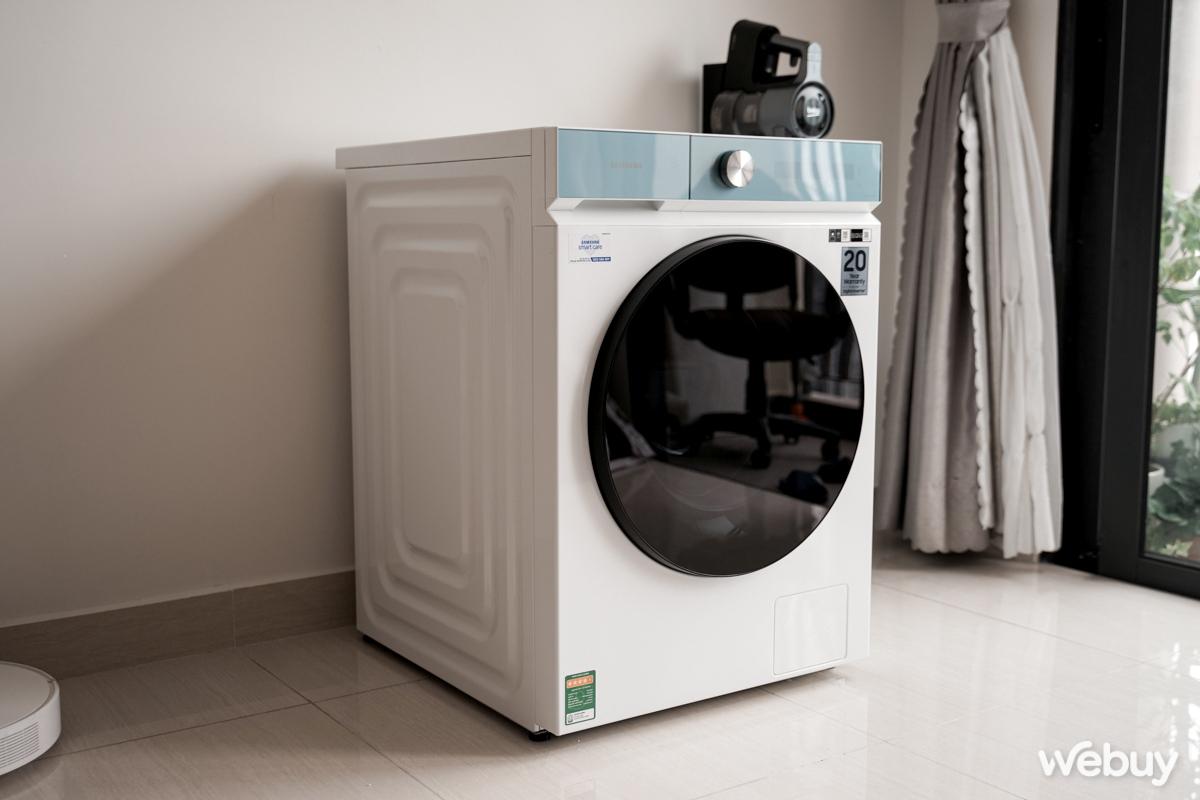 Máy giặt sấy thông minh Samsung Bespoke AI: Tự động đề xuất chế độ, phân tích độ bẩn và nhiều thứ khác - Ảnh 2. Máy giặt sấy thông minh Samsung Bespoke AI: Tự động đề xuất chế độ, phân tích độ bẩn và nhiều thứ khác - Ảnh 2.