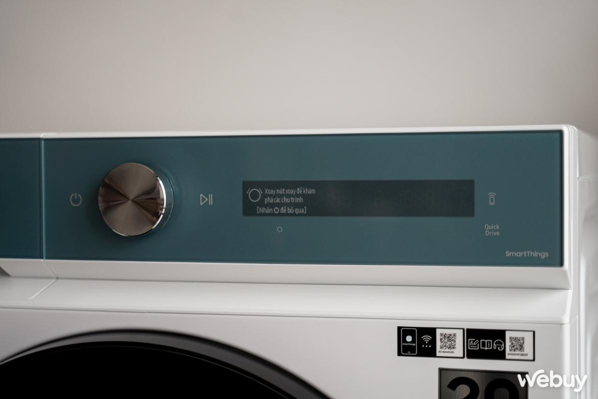 Máy giặt sấy thông minh Samsung Bespoke AI: Tự động đề xuất chế độ, phân tích độ bẩn và nhiều thứ khác - Ảnh 3. Máy giặt sấy thông minh Samsung Bespoke AI: Tự động đề xuất chế độ, phân tích độ bẩn và nhiều thứ khác - Ảnh 3.