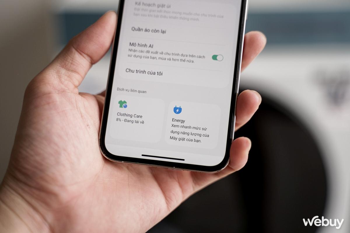 Máy giặt sấy thông minh Samsung Bespoke AI: Tự động đề xuất chế độ, phân tích độ bẩn và nhiều thứ khác - Ảnh 12. Máy giặt sấy thông minh Samsung Bespoke AI: Tự động đề xuất chế độ, phân tích độ bẩn và nhiều thứ khác - Ảnh 12.