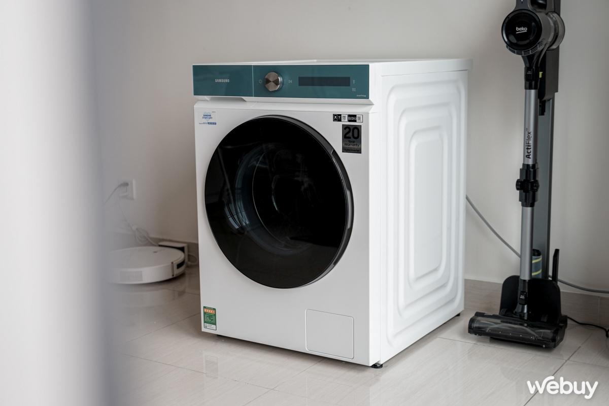 Máy giặt sấy thông minh Samsung Bespoke AI: Tự động đề xuất chế độ, phân tích độ bẩn và nhiều thứ khác - Ảnh 1. Máy giặt sấy thông minh Samsung Bespoke AI: Tự động đề xuất chế độ, phân tích độ bẩn và nhiều thứ khác - Ảnh 1.