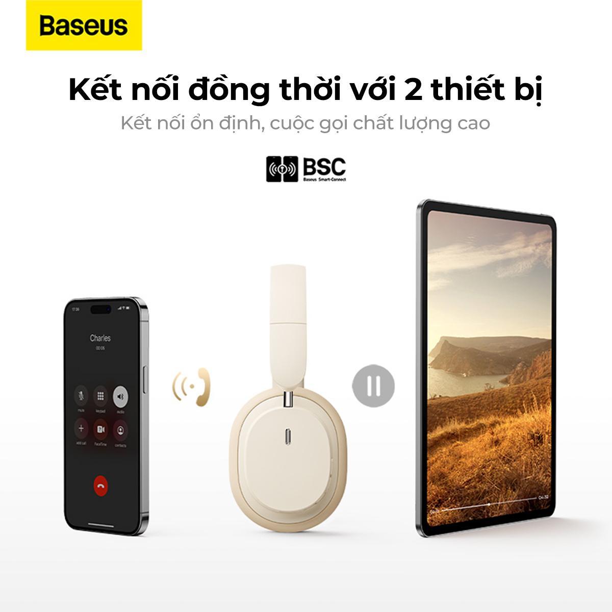 Tai nghe Bluetooth choàng đầu Baseus Bowie D05 giá sinh viên chất lượng cao cấp - Ảnh 3.