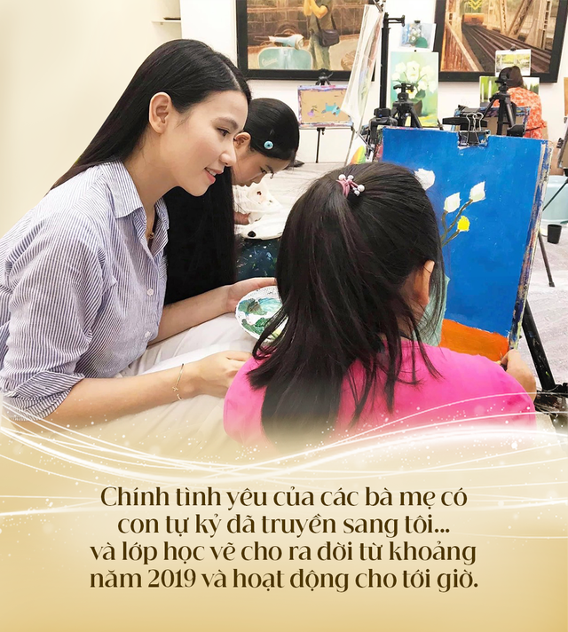 Diễn viên Lương Giang: Hơn 4 năm dạy vẽ cho trẻ tự kỷ, từ chối tài trợ vì sợ bị trục lợi và mơ ước về Câu lạc bộ họa sĩ tự kỷ - Ảnh 3.