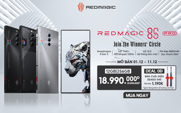 Gaming phone Redmagic 8S Pro chính hãng ra mắt tại Việt Nam- Ảnh 1.