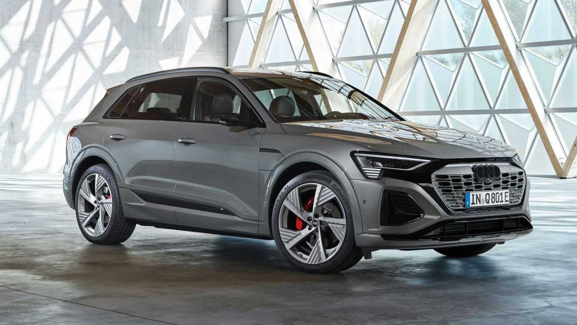 Audi Q8 e-tron lên lịch về Việt Nam giữa năm nay: Giá dự kiến 3,8 tỷ, chạy gần 600km/sạc, tương thích hơn 100 trạm sạc- Ảnh 3.