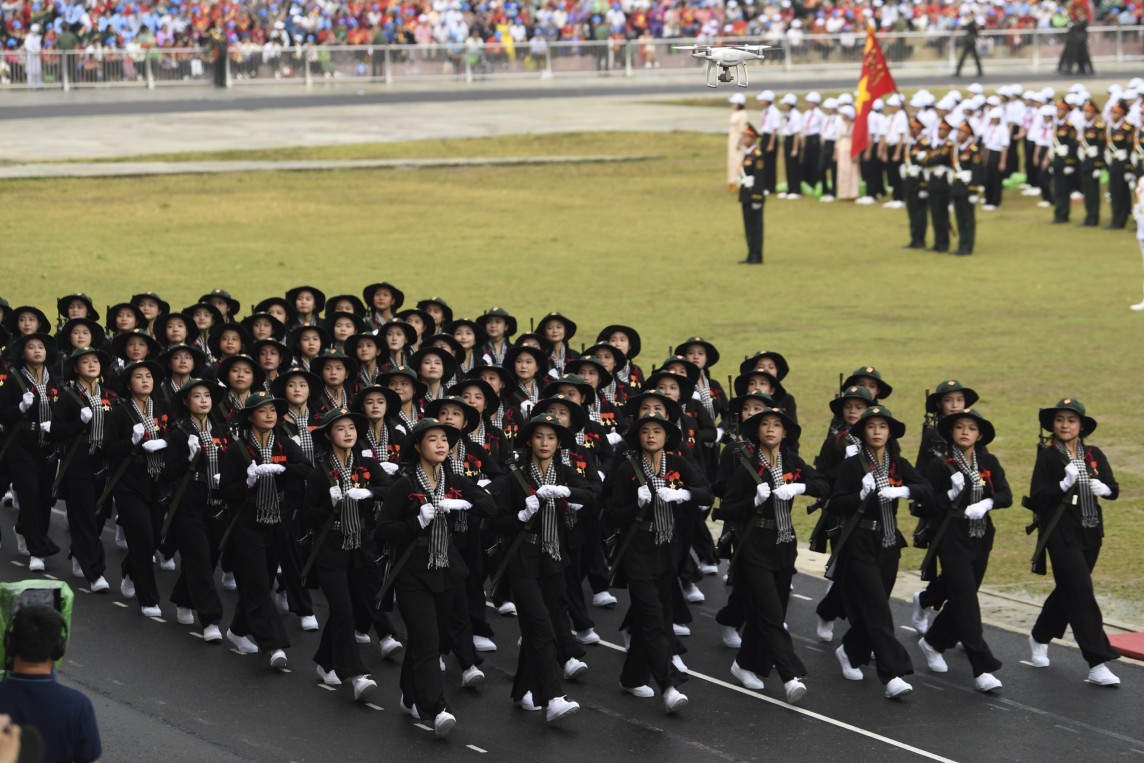 Mãn nhãn màn diễu binh, diễu hành tại Lễ kỷ niệm 70 năm Chiến thắng Điện Biên Phủ