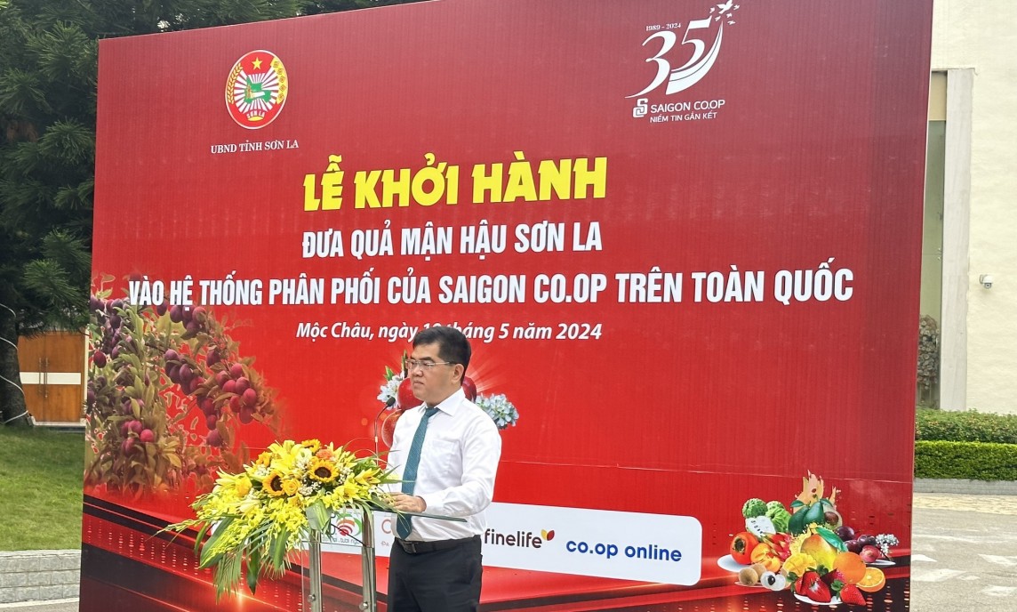 Saigon Co.op cam kết tiêu thụ mận hậu và nông sản tỉnh Sơn La