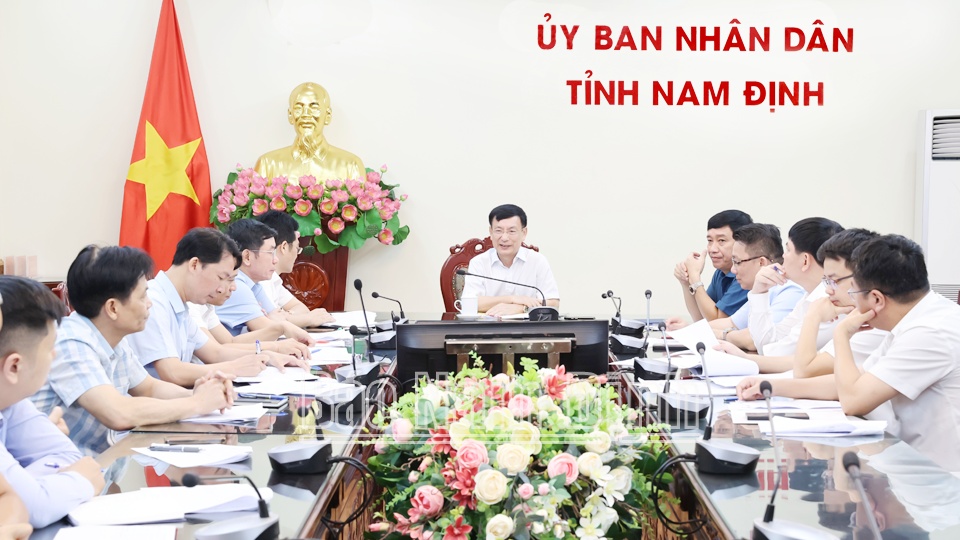 Nam Định thúc tiến độ từng phần dự án xây dựng khu công nghiệp Hải Long