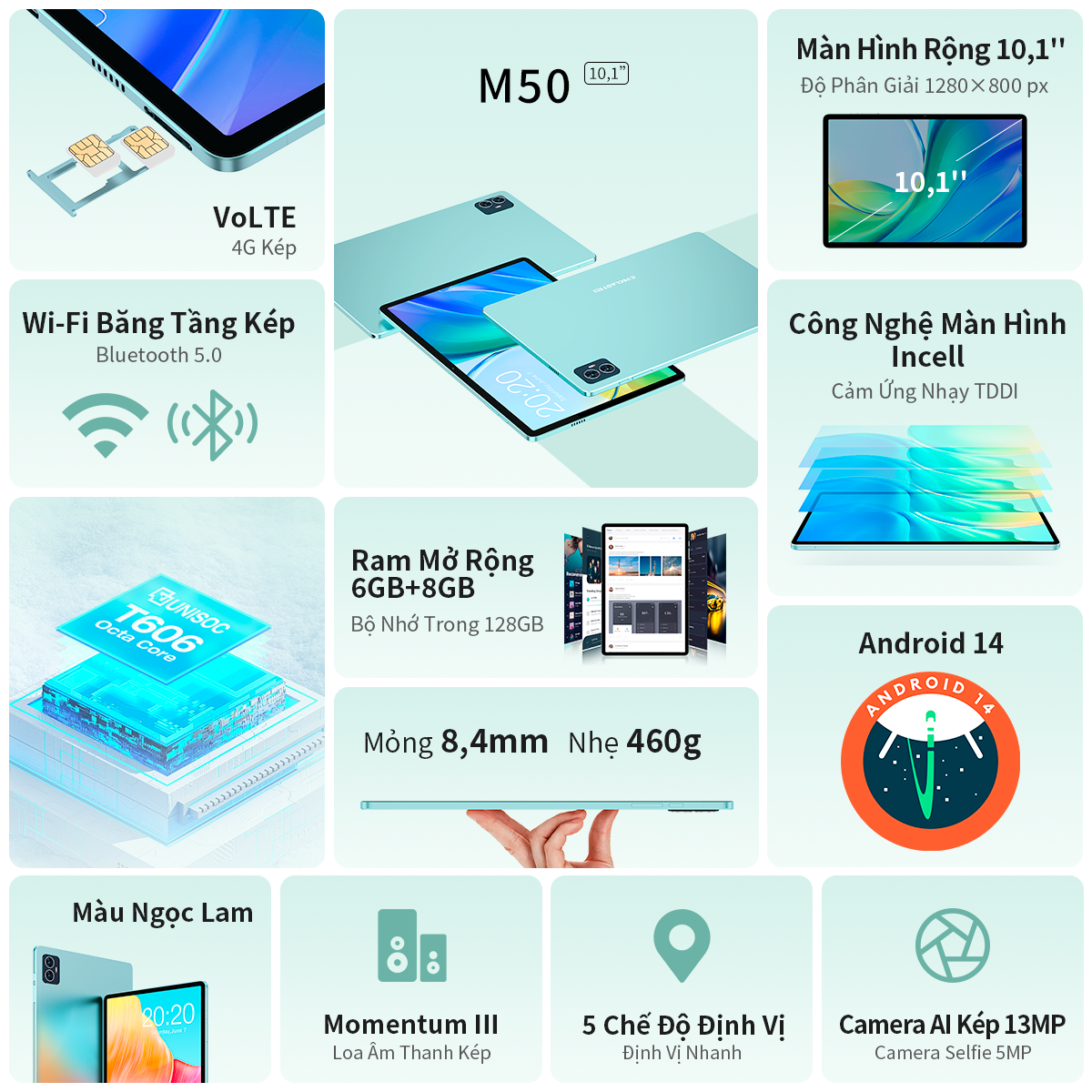 Máy tính bảng Teclast M50 chính thức chào sân tại Việt Nam- Ảnh 5.