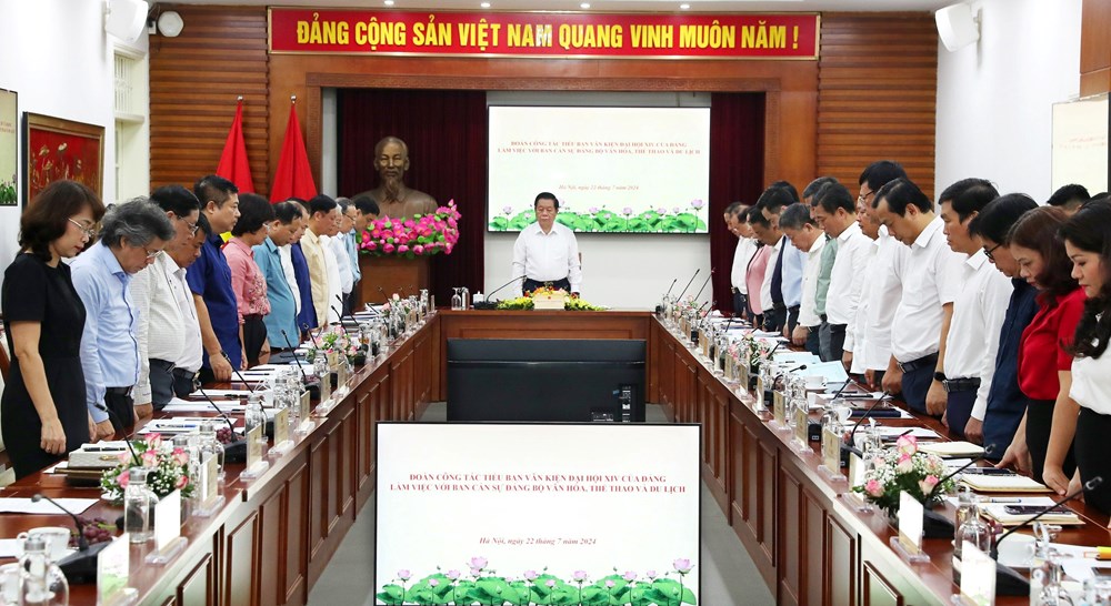 Quan tâm xây dựng các nguồn lực trong phát triển Văn hóa, Thể thao và Du lịch - ảnh 1