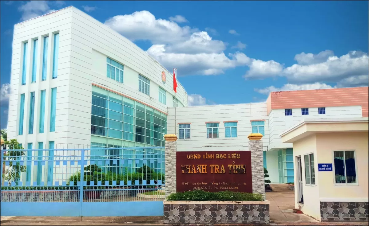 Thanh tra tỉnh Bạc Liêu kiến nghị chuyển cơ quan điều tra một số sai phạm của Sở Tài nguyên và Môi trường. Ảnh MH