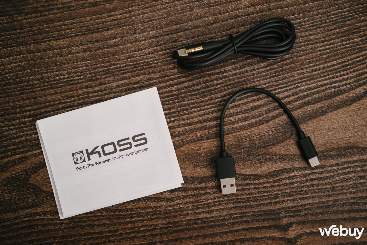 Đánh giá Koss Porta Pro Wireless: Sự 'hồi sinh' bất ngờ của cặp tai nghe 40 năm tuổi- Ảnh 4. Đánh giá Koss Porta Pro Wireless: Sự 'hồi sinh' bất ngờ của cặp tai nghe 40 năm tuổi- Ảnh 4.