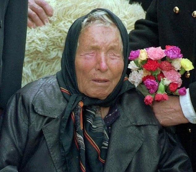 Bà Baba Vanga (trong ảnh) là một nhà tiên tri người Bulgaria.
