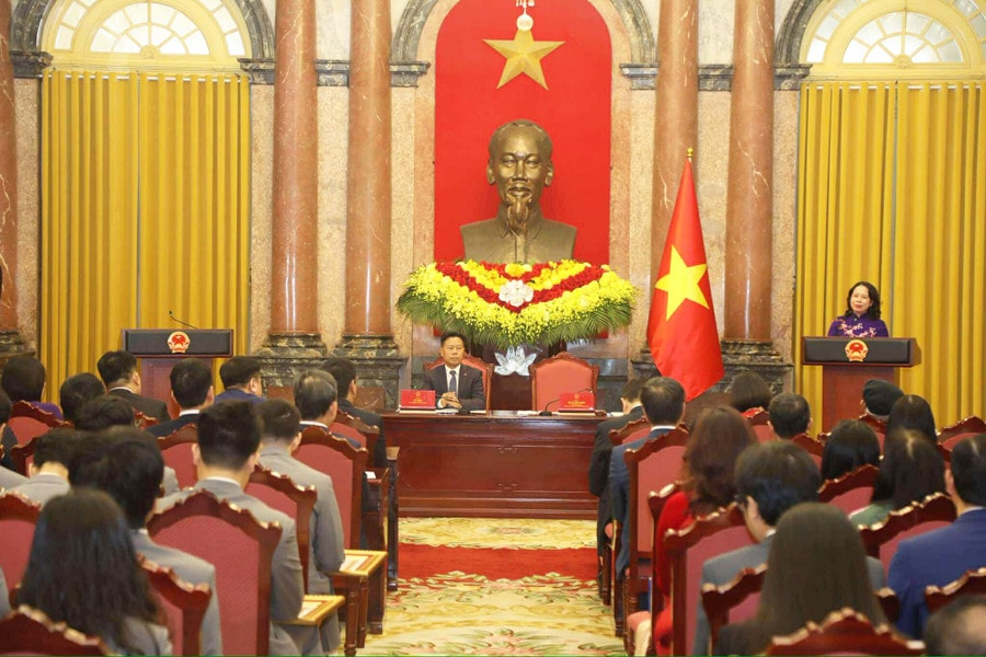 Quang cảnh buổi gặp mặt. Ảnh: GD&T