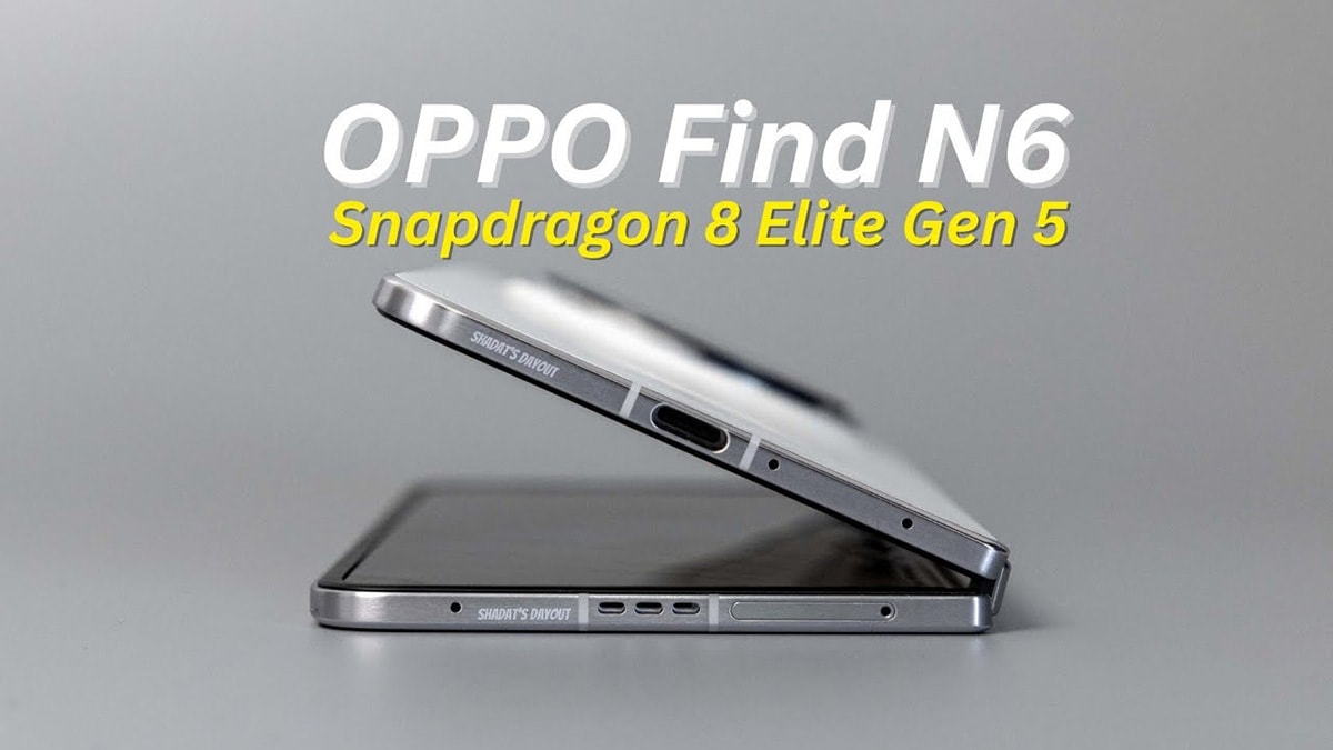 OPPO Find N6 có thể là điện thoại gập đầu tiên dùng chip Snapdragon 8 Eltie Gen 5