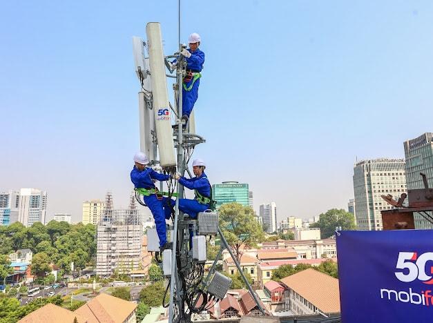 MobiFone chính thức khai trương dịch vụ 5G kể từ hôm nay 26-3. Ảnh: MobiFone