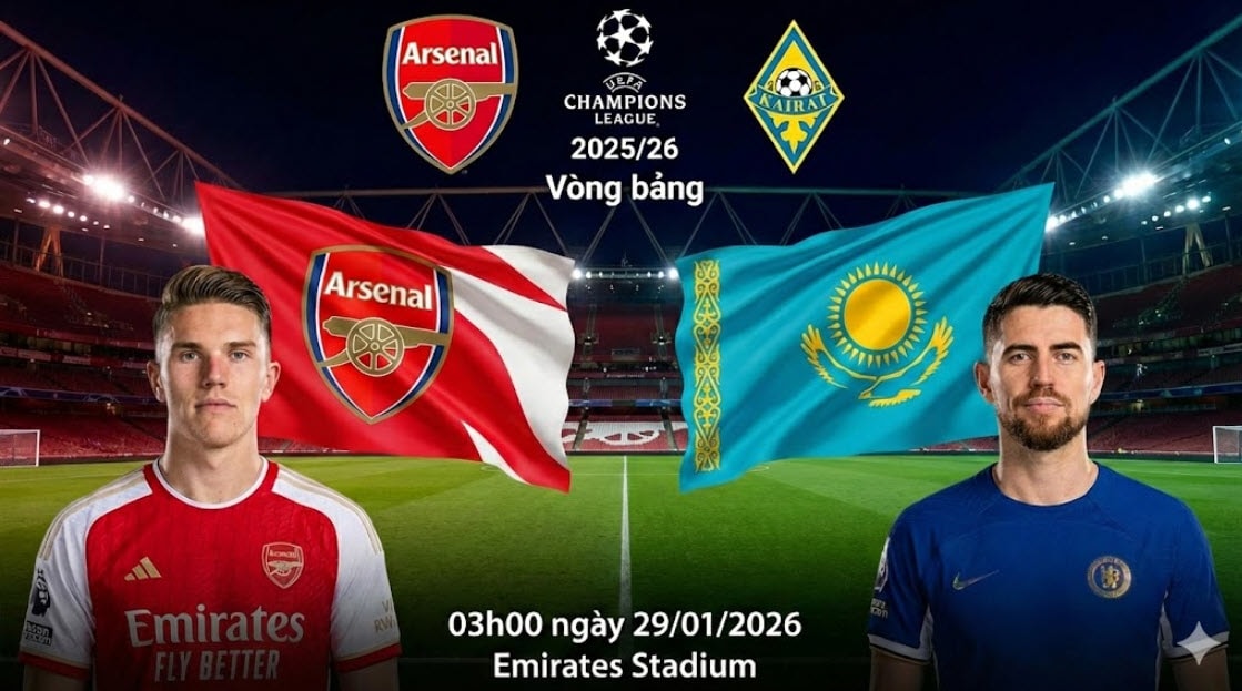 Arsenal vs Kairat Almaty