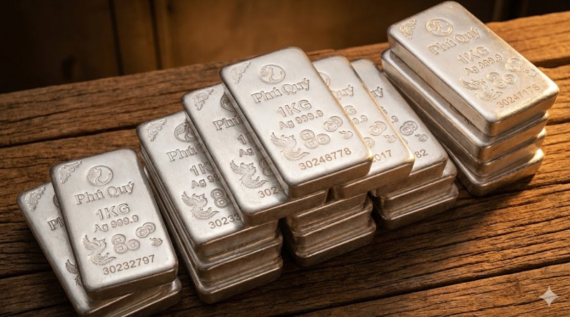 Giá bạc hôm nay 8/2/2026: Bạc Phú Quý bật tăng trở lại sau cú lao dốc
